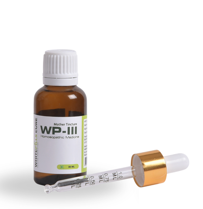 WP-III homeopathic supplement bottle